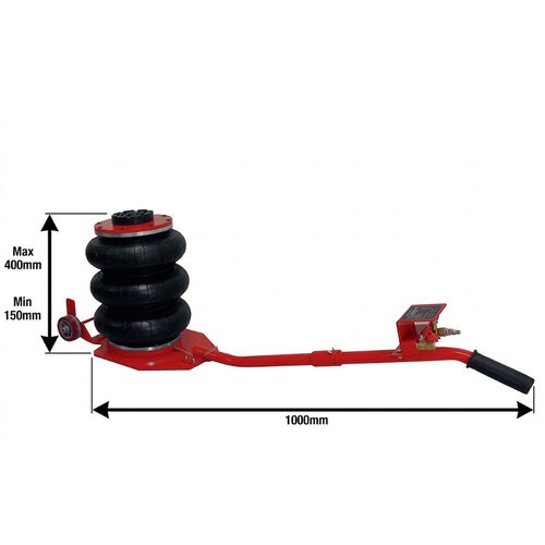 Macaco pneum�tico 3,5T tipo bolsa 3 gomos - SGT-3035