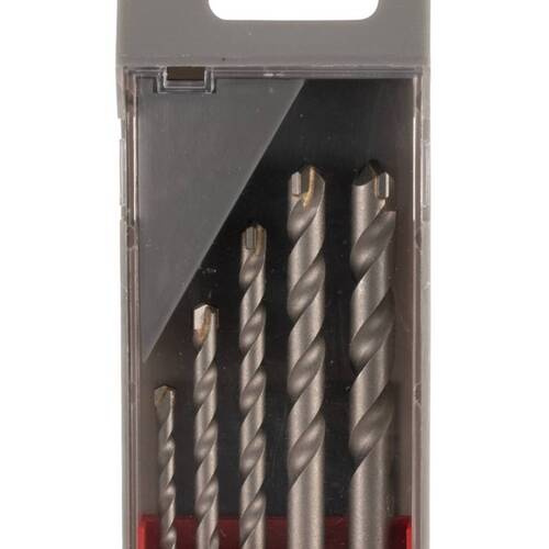 Jogo de broca de w�dea 4 a 10 mm para concreto com 5 pe�as - D-05175