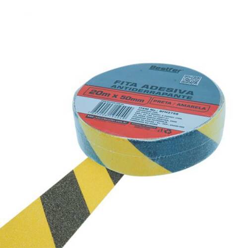Fita adesiva antiderrapante 50 mm x 20 m zebrada Fita adesiva antiderrapante 50 mm x 20 m zebrada