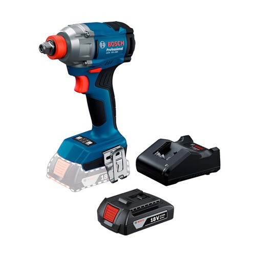 Parafusadeira chave de impacto a bateria 18V Brushless com 2 baterias - GDX 18V-285 110V/220V Parafusadeira chave de impacto a bateria 18V Brushless com 2 baterias - GDX 18V-285 110V/220V