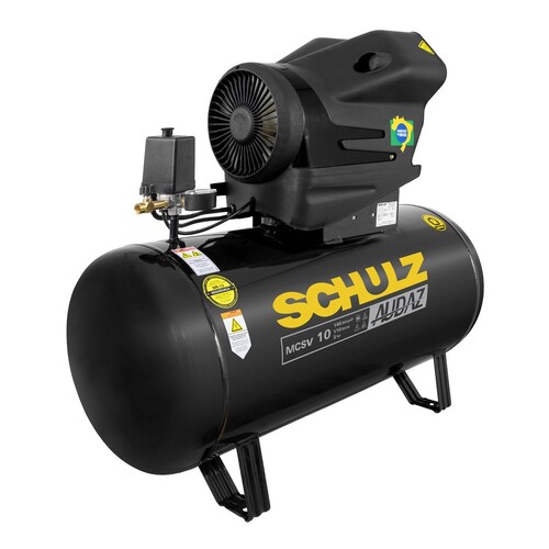 Compressor de ar 10 pés 110L 2 hp 140 libras monofásico Audaz - MCSV 10/110 220V Compressor de ar 10 pés 110L 2 hp 140 libras monofásico Audaz - MCSV 10/110 220V