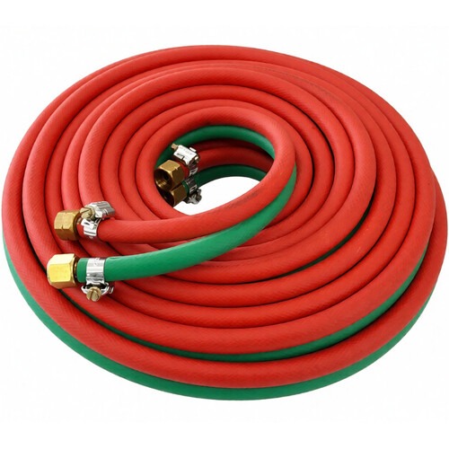 Mangueira dupla de acetinado / oxigênio com 20 metros Mangueira dupla de acetinado / oxigênio com 20 metros