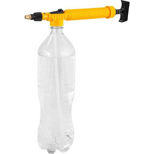 Pulverizador adapt�vel em garrafa pet com jato regul�vel