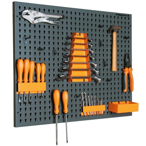Painel para ferramentas perfurado metálico 725 x 575 mm Painel para ferramentas perfurado metálico 725 x 575 mm