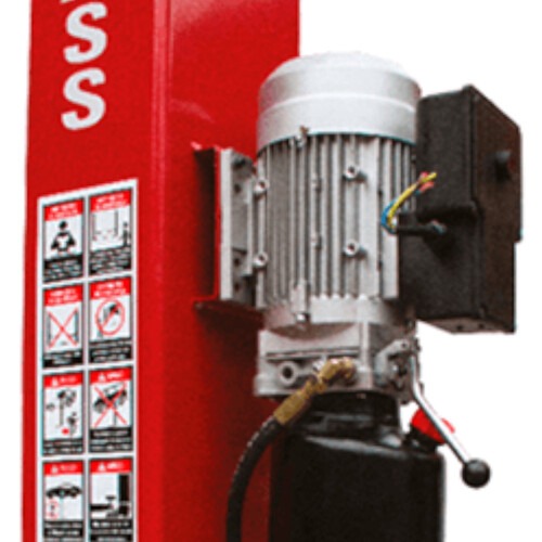 Elevador automotivo hidr�ulico 4 toneladas vermelho monof�sico - EH-4000  220V