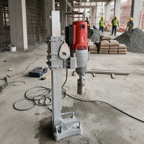 Perfuratriz de concreto com coluna 3.500W capacidade 200 mm KZZ02-200S 220V Perfuratriz de concreto com coluna 3.500W capacidade 200 mm KZZ02-200S 220V
