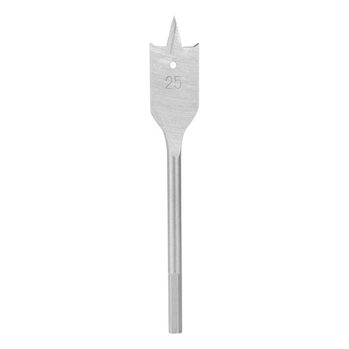 Jogo de broca chata para madeira 10 a 25 mm com 6 peças - 704069 Jogo de broca chata para madeira 10 a 25 mm com 6 peças - 704069