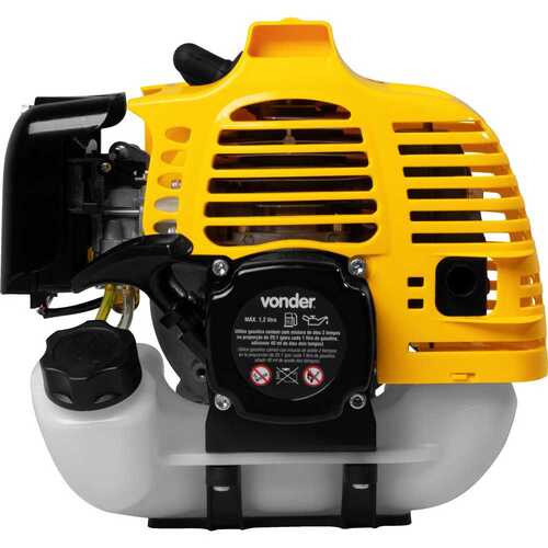 Ro�adeira lateral Vonder RGO 520BIP a gasolina 1.9 hp 52 cc 2T bipartida