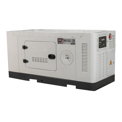 Gerador de energia 27,5 Kva a diesel cabinado partida elétrica trifásico 220V - TDMG25SE3-220 Gerador de energia 27,5 Kva a diesel cabinado partida elétrica trifásico 220V - TDMG25SE3-220