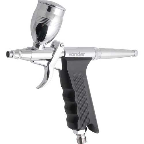 Aer�grafo para trabalhos artesanais com 16 pe�as