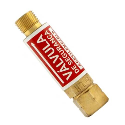 Válvula corta fogo acetileno para regulador - RG - Acetileno Válvula corta fogo acetileno para regulador - RG - Acetileno