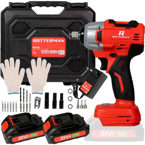 Bancada 6 gavetas 2 portas RLL-204 + Chave impacto Parafusadeira 21V 2 baterias RCI2135
