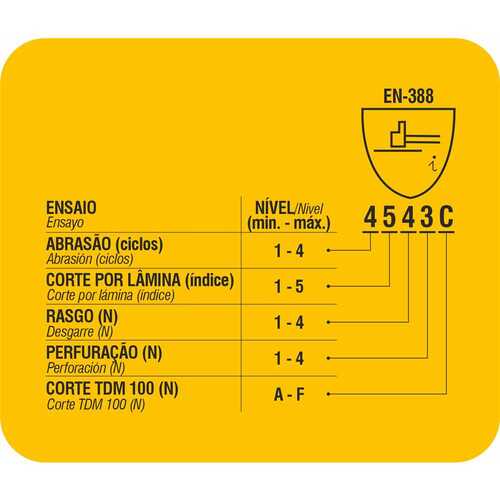 Luva de poliuretano e fibra de vidro Vonder LPV 110 24cm