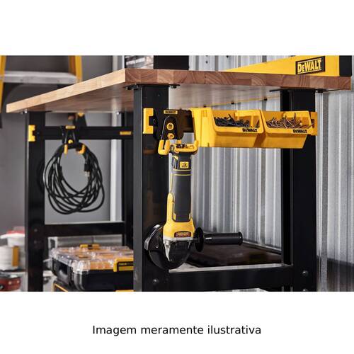 Gancho simples Dewalt DWST82805 para trilho metálico Gancho simples Dewalt DWST82805 para trilho metálico