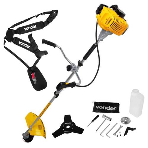 Ro�adeira lateral Vonder RGO 520BIP a gasolina 1.9 hp 52 cc 2T bipartida