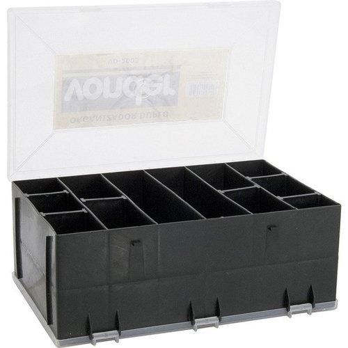 Organizador plstico com 12 compartimentos