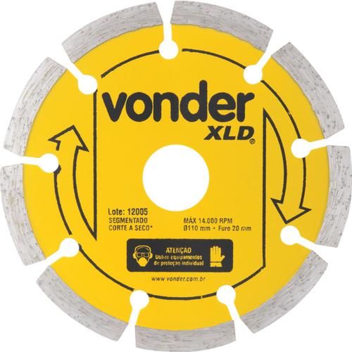 Disco diamantado segmentado 100 mm para concreto