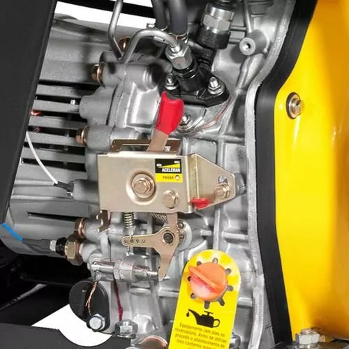 Gerador de energia à diesel 3,6 kva potência de 6,4 hp monofásico 4 tempos - GDV3600