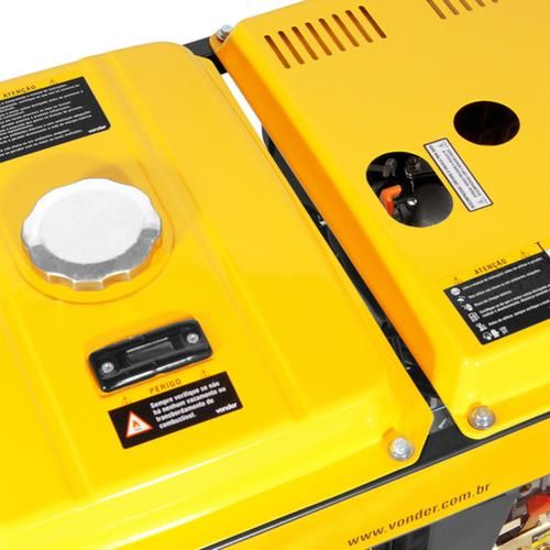 Gerador de energia 3,6 Kva a diesel potncia de 6,4 hp monofsico 4 tempos - GDV3600