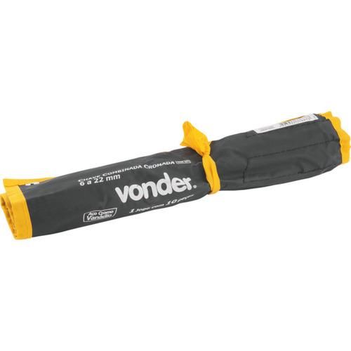 Jogo de chave combinada 6 mm a 22 mm 10 P� a�o cromo van�dio