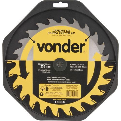 Disco de serra para madeira 235 x 25 mm 24 dentes Disco de serra para madeira 235 x 25 mm 24 dentes