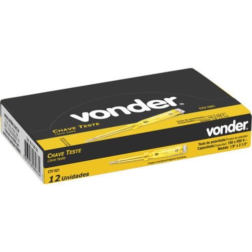 Chave teste caixa com 12 pe�as 