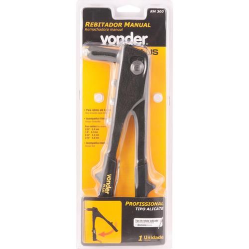 Rebitador manual tipo alicate para rebites at 4,8 mm - RM300