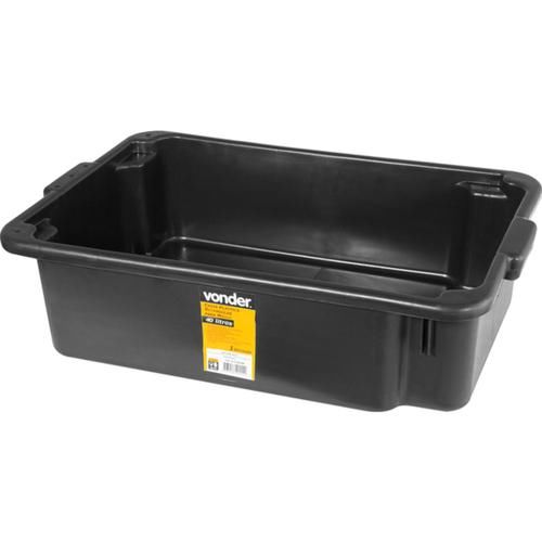 Caixa plstica retangular para massa 40 litros