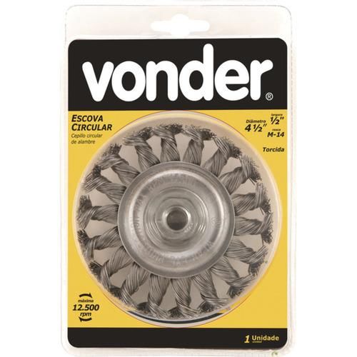 Escova de a�o circular torcida 4.1/2'' x �