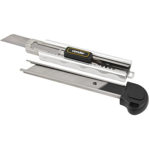 Estilete largo em alumnio 18 mm com 5 lminas - ES918 