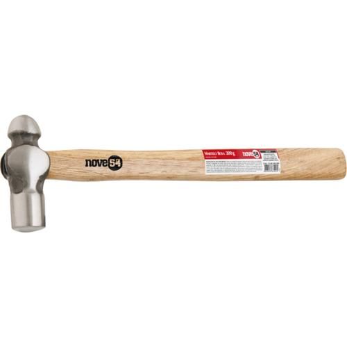 Martelo bola com cabo de madeira 650 g