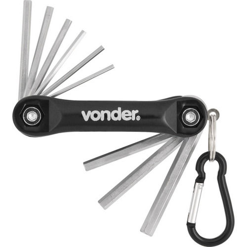 Jogo de chaves allen com suporte em alum�nio 5/64