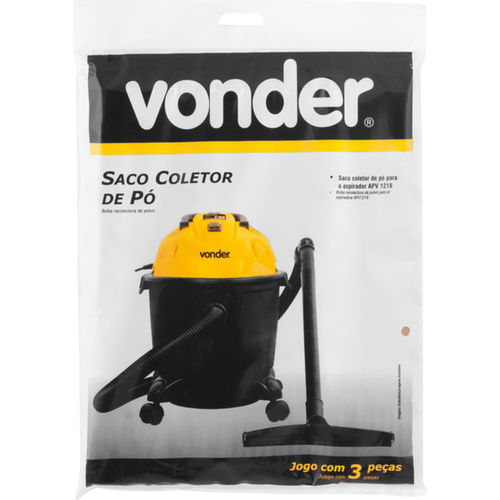 Saco coletor de pó para aspirador APV1218 com 3 peças Saco coletor de pó para aspirador APV1218 com 3 peças