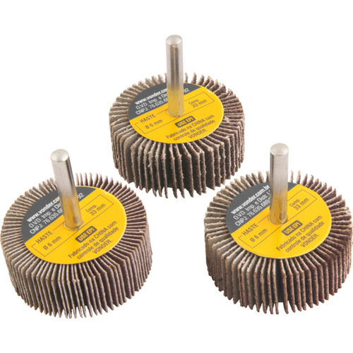 Jogo de rodas de lixa 50 mm x 20 mm com 3 pe�as