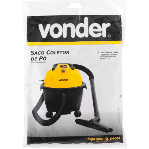 Saco para aspirador de p APV 1210 com 3 peas