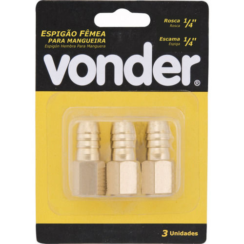 Espigão fêmea rosca de 1/4 Espigão fêmea rosca de 1/4