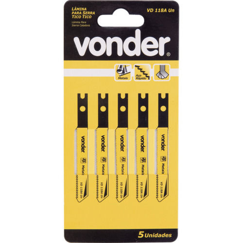 Lminas para serra tico tico 76 mm 21 dentes com 05 peas 