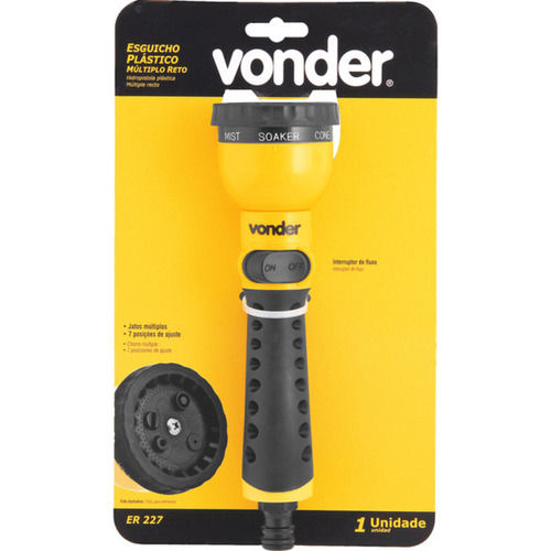 Esguicho pl�stico para jardim m�ltiplo reto - ER 227