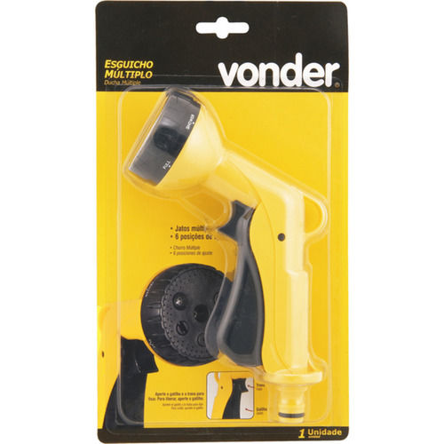 Esguicho plstico para jardim com 6 jatos