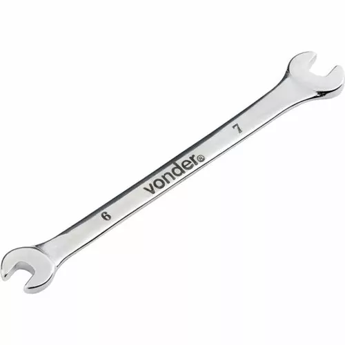Chave fixa 21 mm x 23 mm aço cromo vanádio