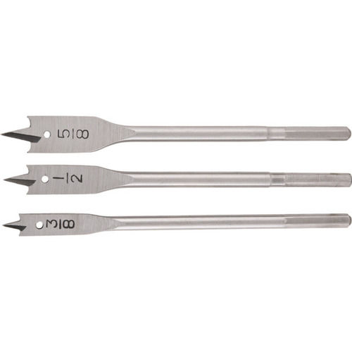 Jogo de broca chata  3/8