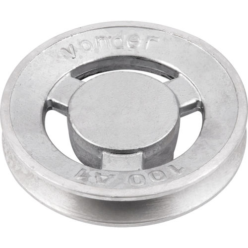 Polia de alum�nio 1 canal A 100 mm - 6684110100