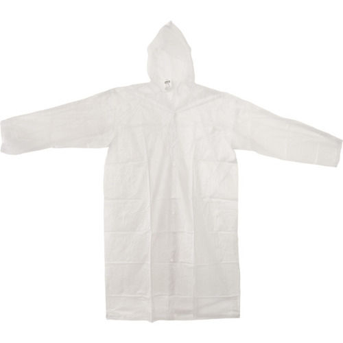 Capa de chuva em PVC laminado sem forro transparente