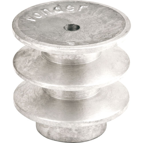 Polia de alum�nio 2 canais B 60 mm - 6684220060