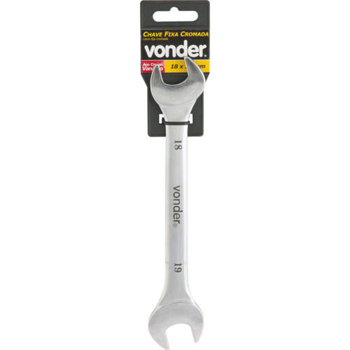 Chave fixa 18 x 19 mm a�o cromo van�dio 