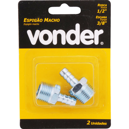 Espigão macho rosca de 1/2 Espigão macho rosca de 1/2