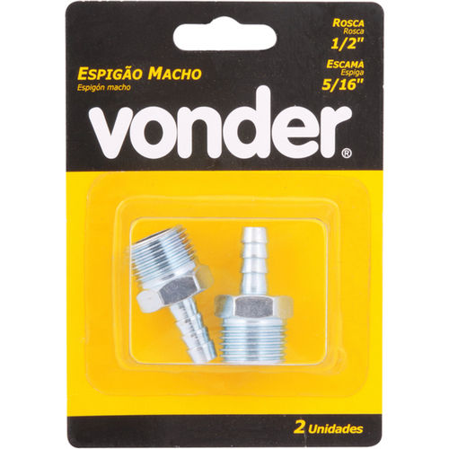 Espigo macho rosca de 1/2