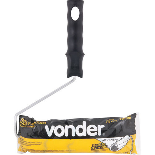 Rolo para pintura em microfibra 15 cm com suporte - RPV 2012