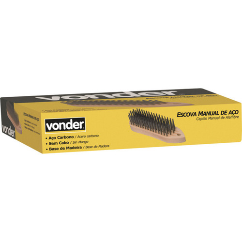 Escova de ao manual sem cabo 