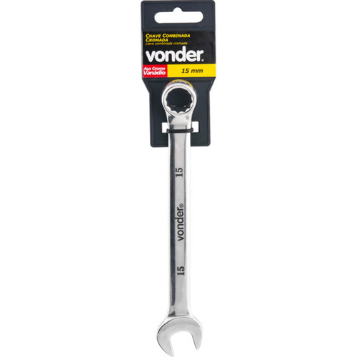 Chave combinada 15 mm ao cromo vandio
